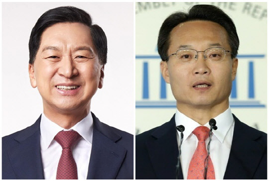 김기현(왼쪽) 국민의힘 의원과 조해진 의원. <김기현, 조해진 SNS>